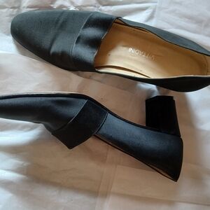 Elegant Black Leather Women's Shoes